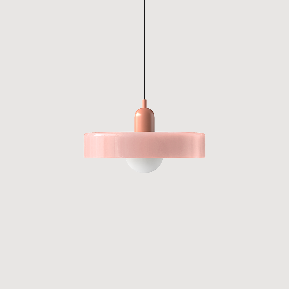Bauhaus Inspired Colorful Glass Pendant Lamp