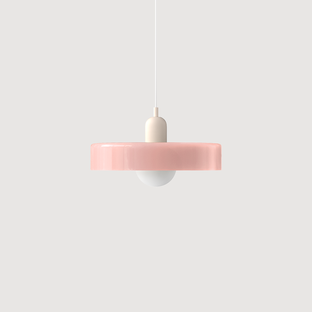 Bauhaus Inspired Colorful Glass Pendant Lamp