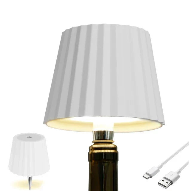 EcoGlow - LED Flesbordslampa med Hållbar Design och Varm Belysning