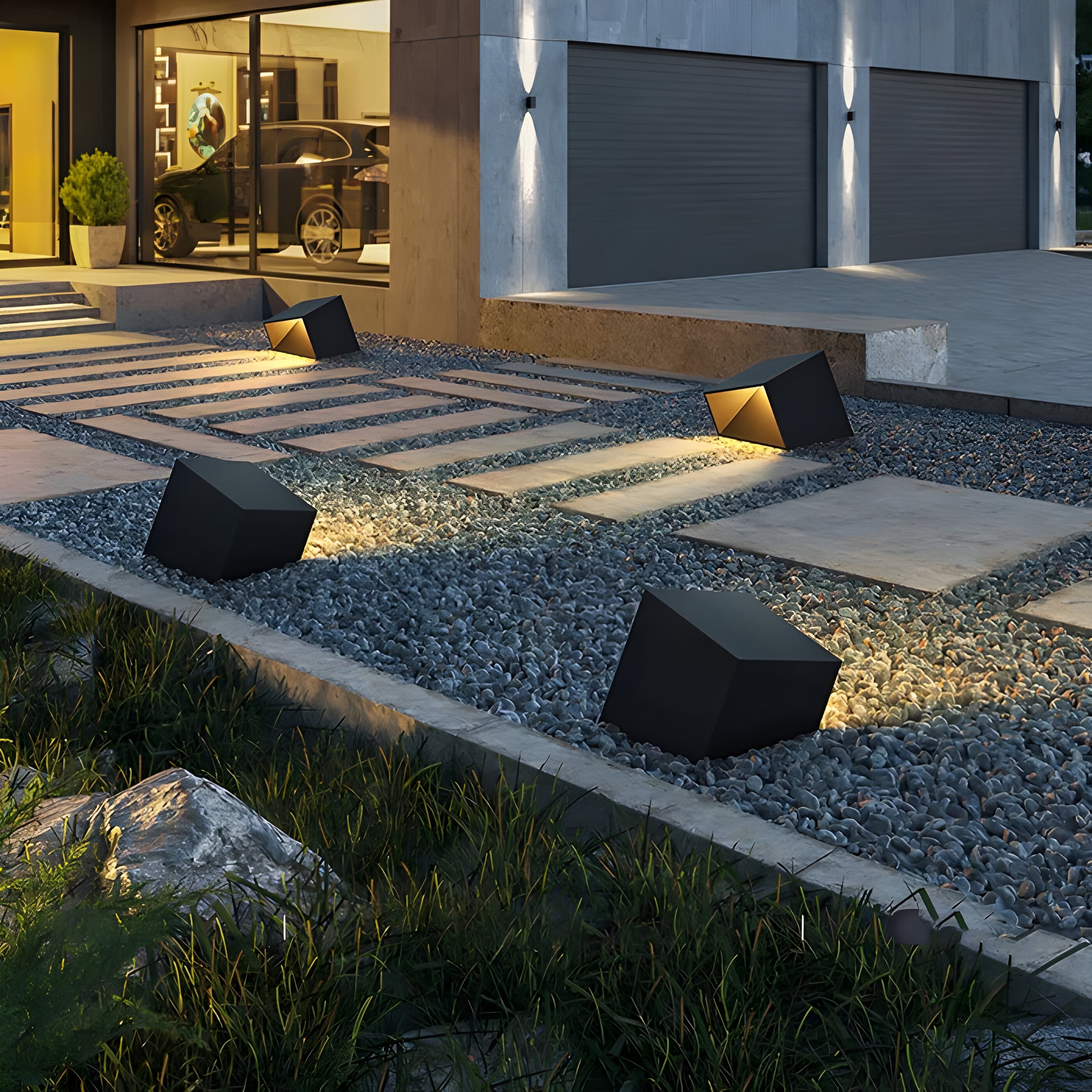 EverRay Light - Kub Solarbelysning för trädgården