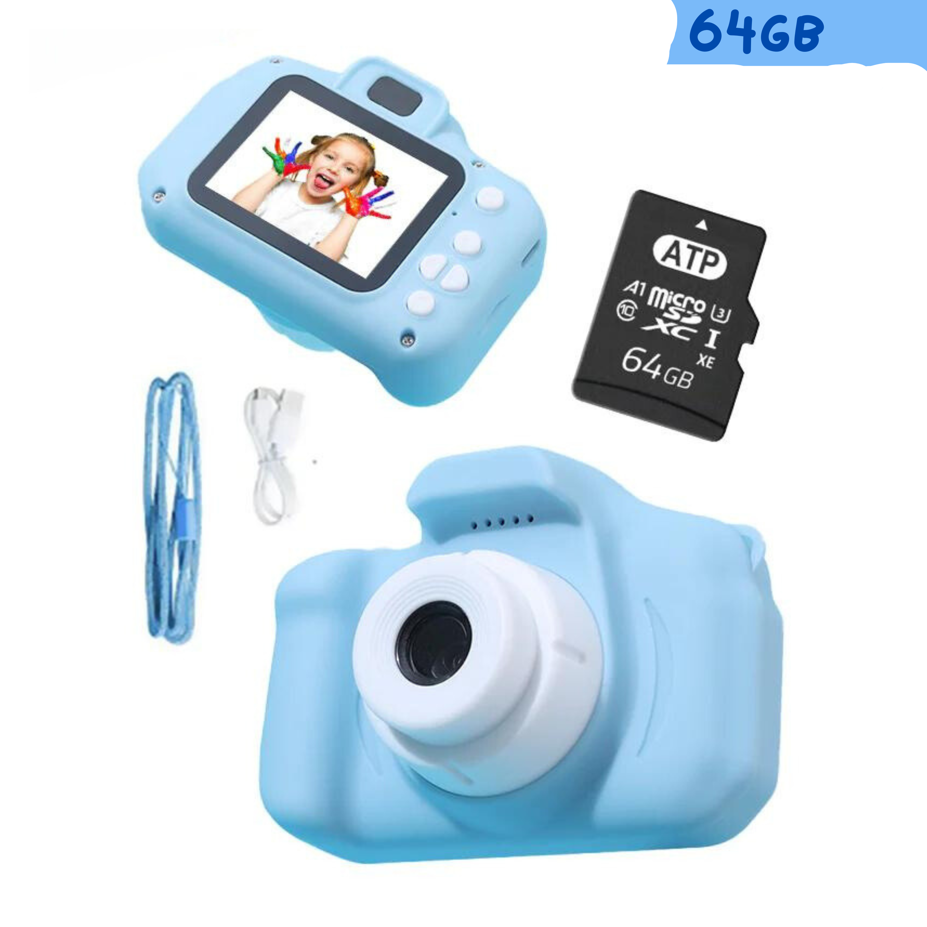 Carvallo - Barnvänlig digitalkamera för unga skapare och upptäcktsresande