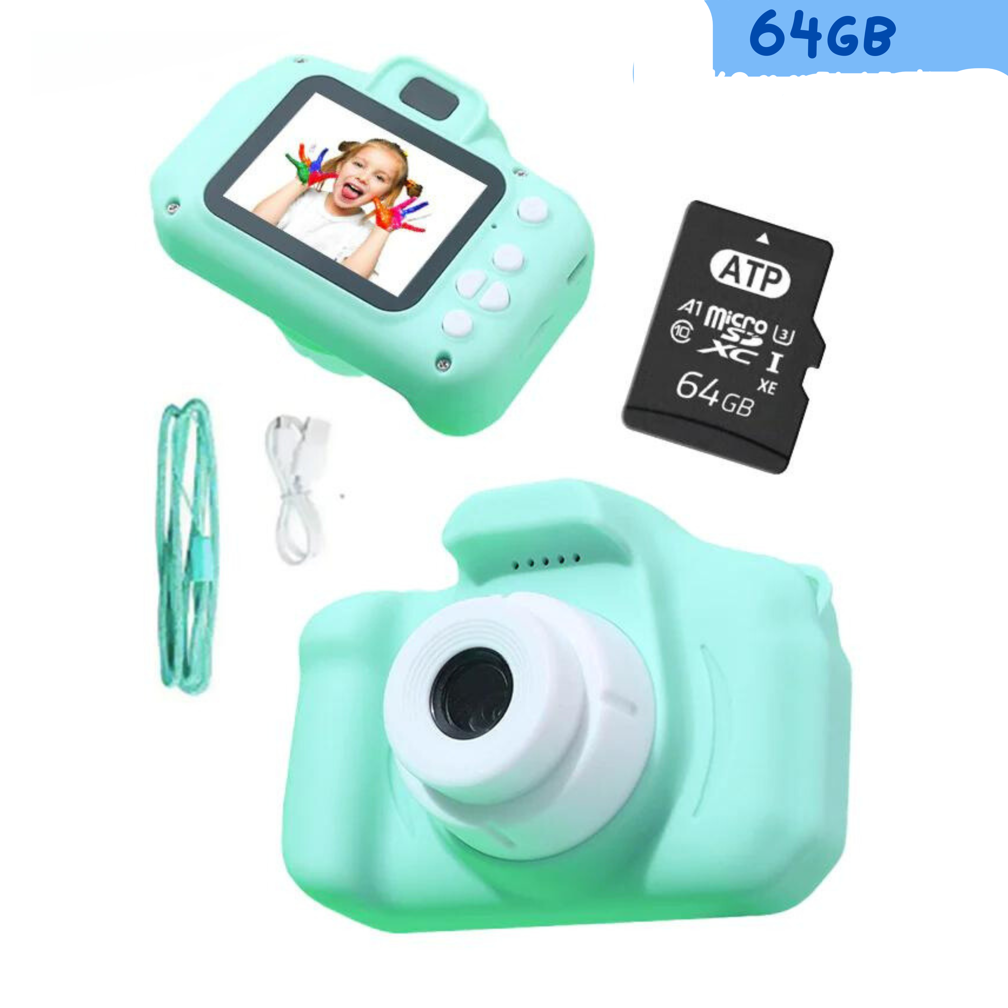 Carvallo - Barnvänlig digitalkamera för unga skapare och upptäcktsresande