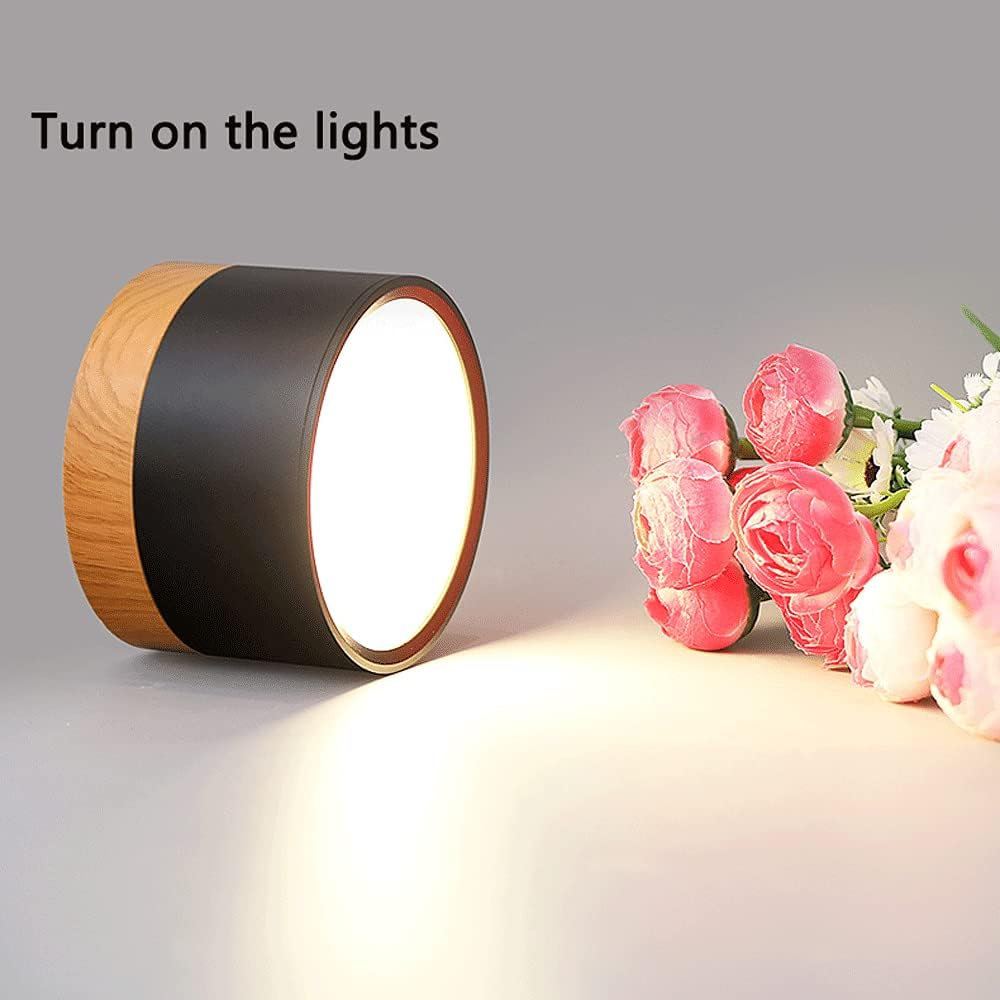 Taklampa med rosa flush trämönster