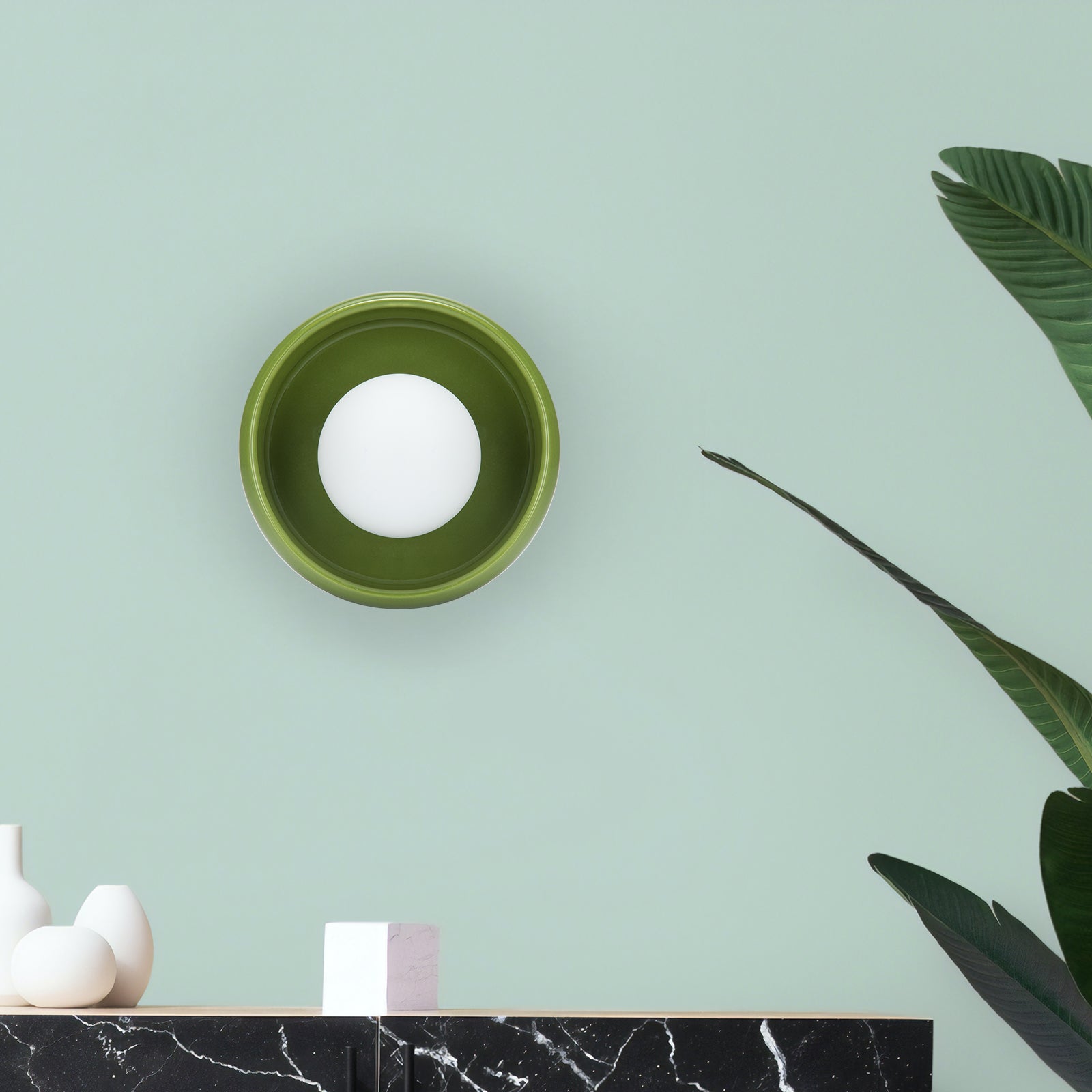 Modern Randig Enkel Keramisk Vägglampa