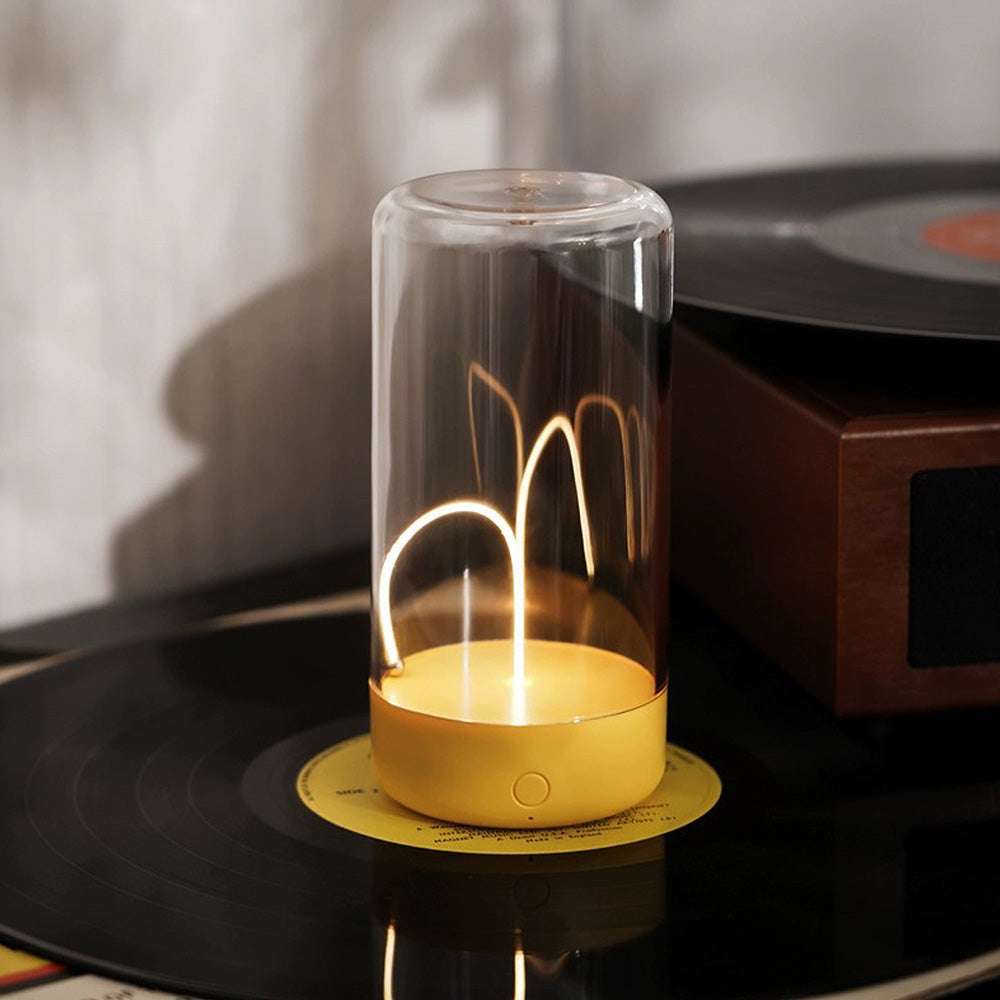 Modern magnetisk transparent akryl mini bordslampa