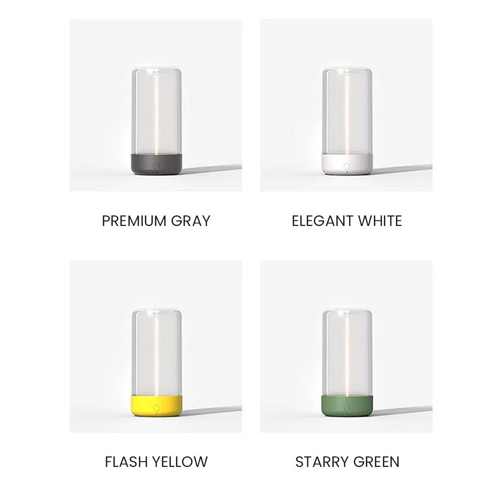 Modern magnetisk transparent akryl mini bordslampa