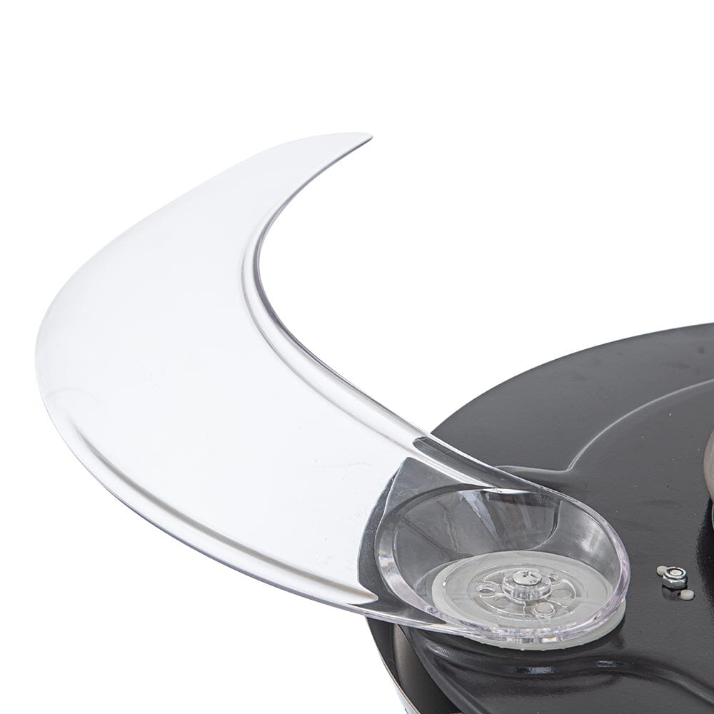 Elegant 42-tums takfläkt med kristallkrona och dimbar LED-lampa