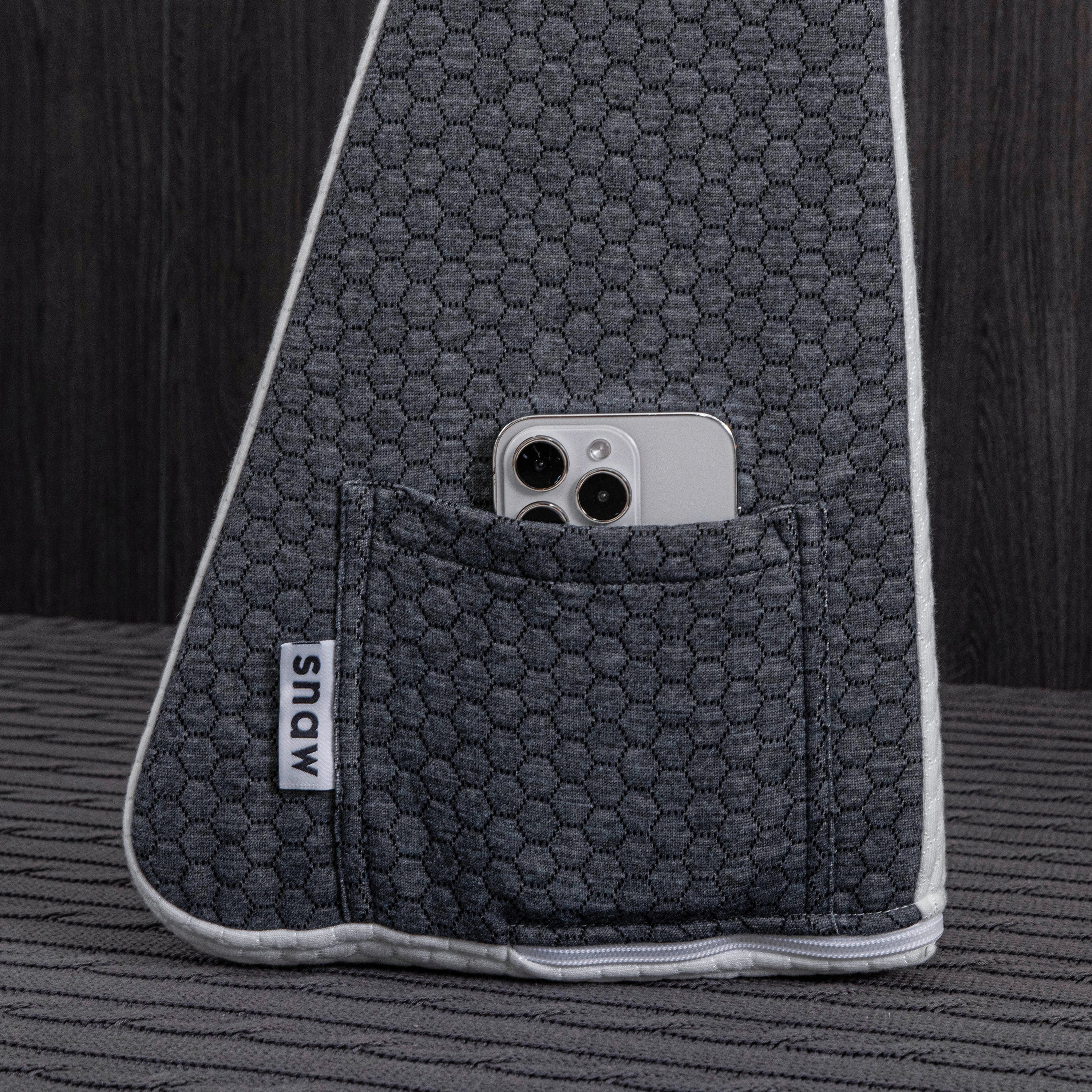 Deluxe Lutande Reflux Kuddstöd med Memory Foam