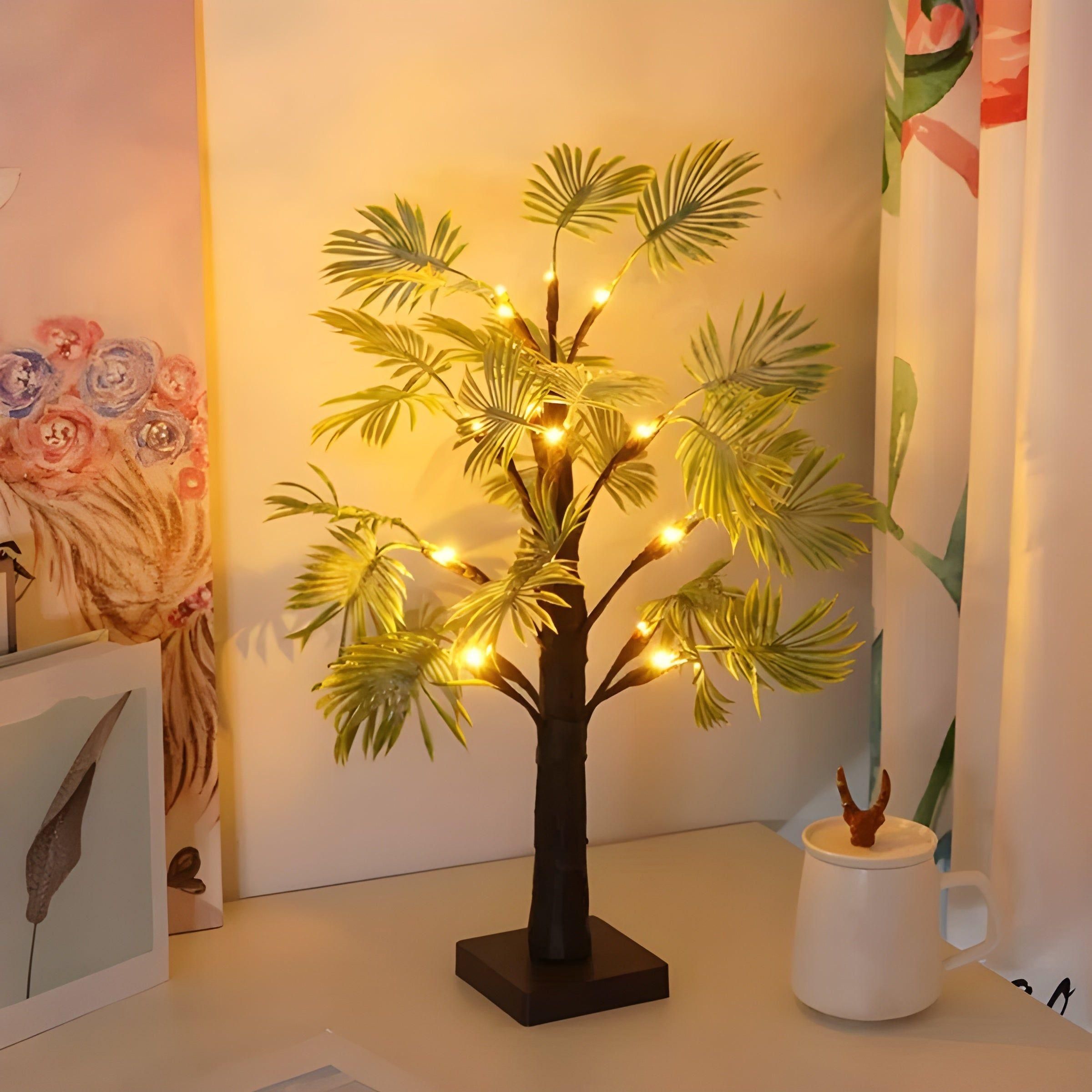 PalmSparkle Lights - Jul LED Palm Dekoration Ljus