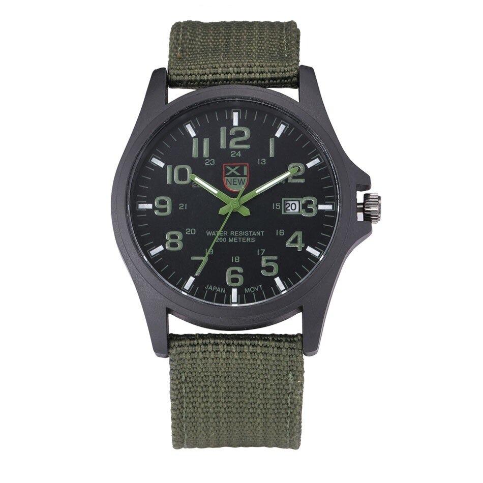 Militärstil Vattentät Analog Armbandsur