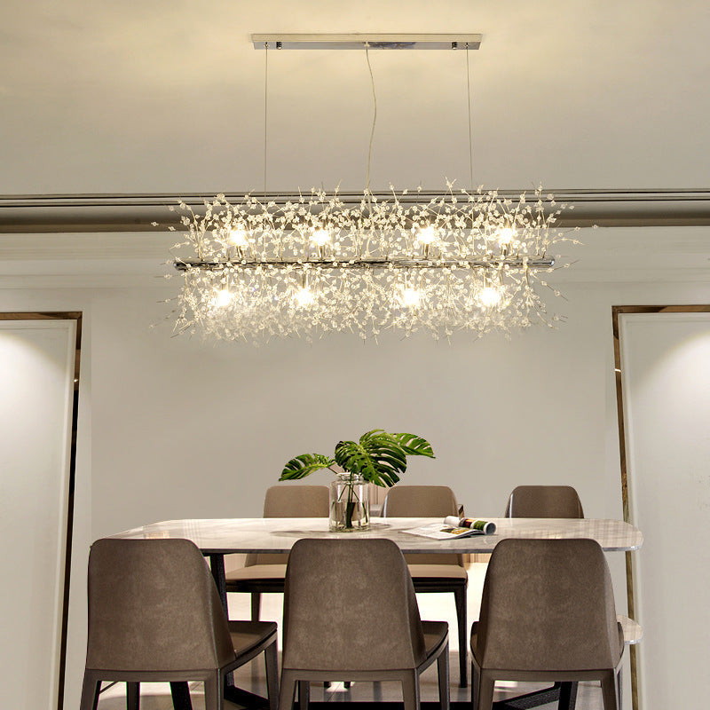 Levy Elegante LED Taklampor – Vit och Guld Metall för Vardagsrum och Matrum