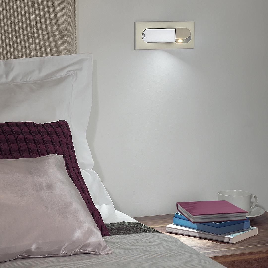 Justerbar LED Sänglampa för Fokuserad Belysning