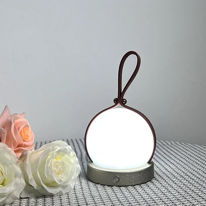 LumeSphere - Trådlös LED-Lyktor – Bärbar Bordslampa med Varmt Ljus