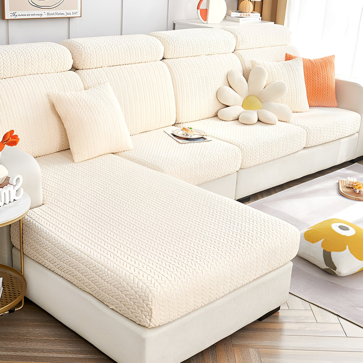 ElasticEase Sofföverdrag – Perfekt stretchpassform för säker, stilren hållning