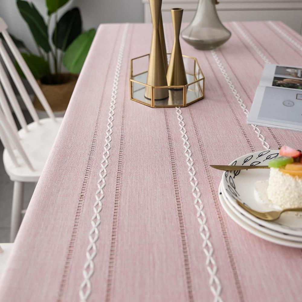 Elegant bomulls- och linne duk