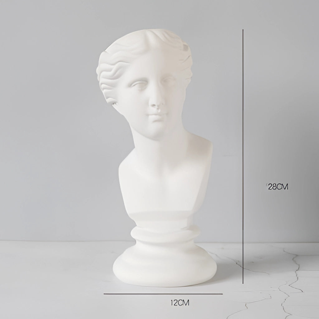 Eleganta neoklassiska figurinvaser i resin – Grekiska vattentäta växtkärl för stilfull inomhus- och trädgårdsdekoration