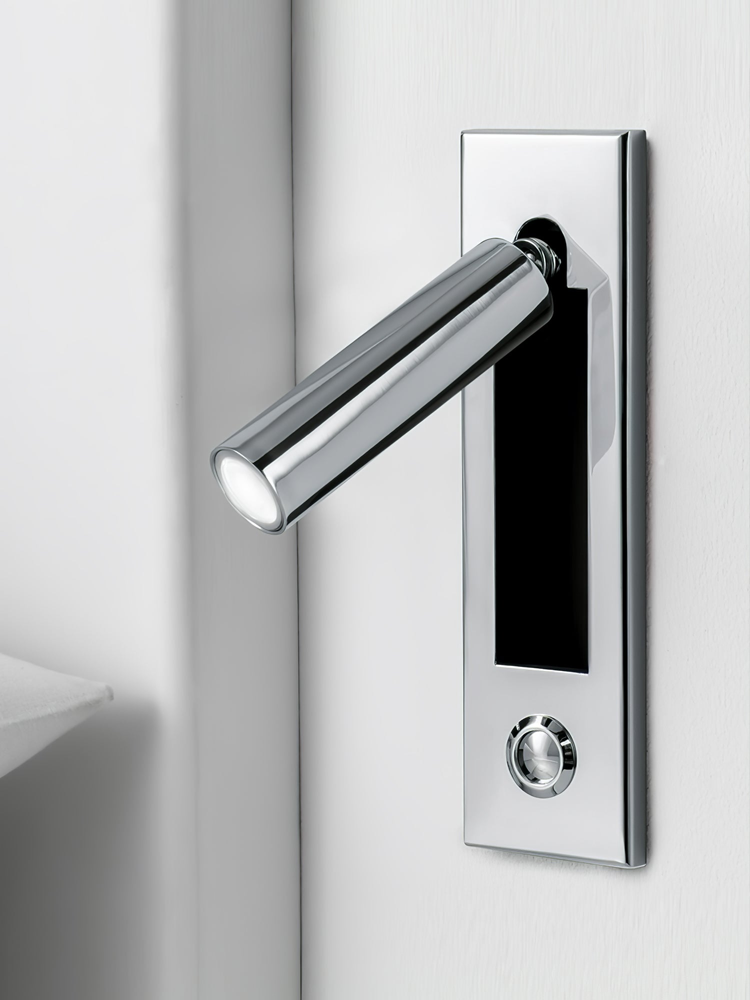 GlowNest - Inbyggd Nattduksbord Vägglampa