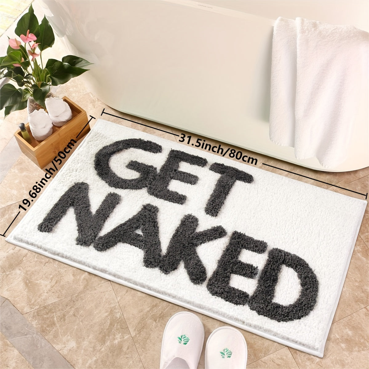 Öka komforten i ditt hem med Mila halkfria badmatta - lyxig, säker och stilren