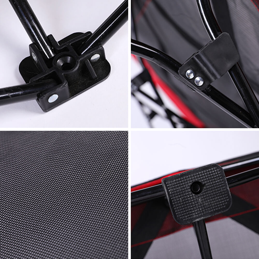 Andningsbar Fuktresistent Fällbar Hög Camping Säng Stor Hundefröjd