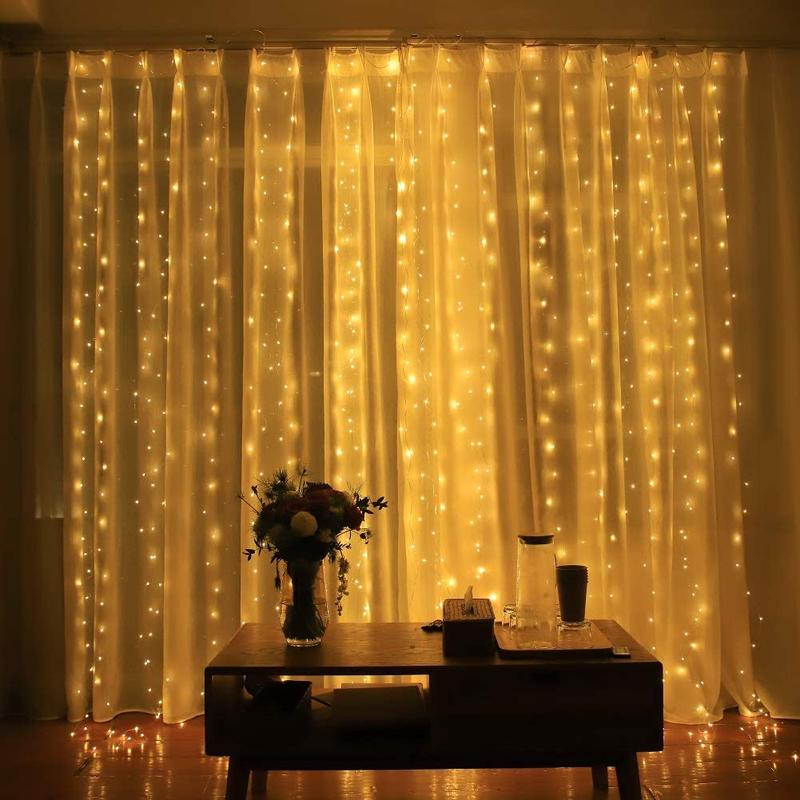 Royaleva Fairy Curtain Lights - Vattentålig med 8 Belysningslägen