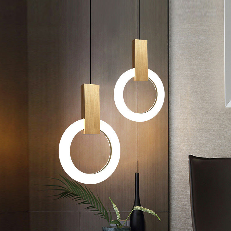 Pendellampa Modern LED Ring Taklampa
