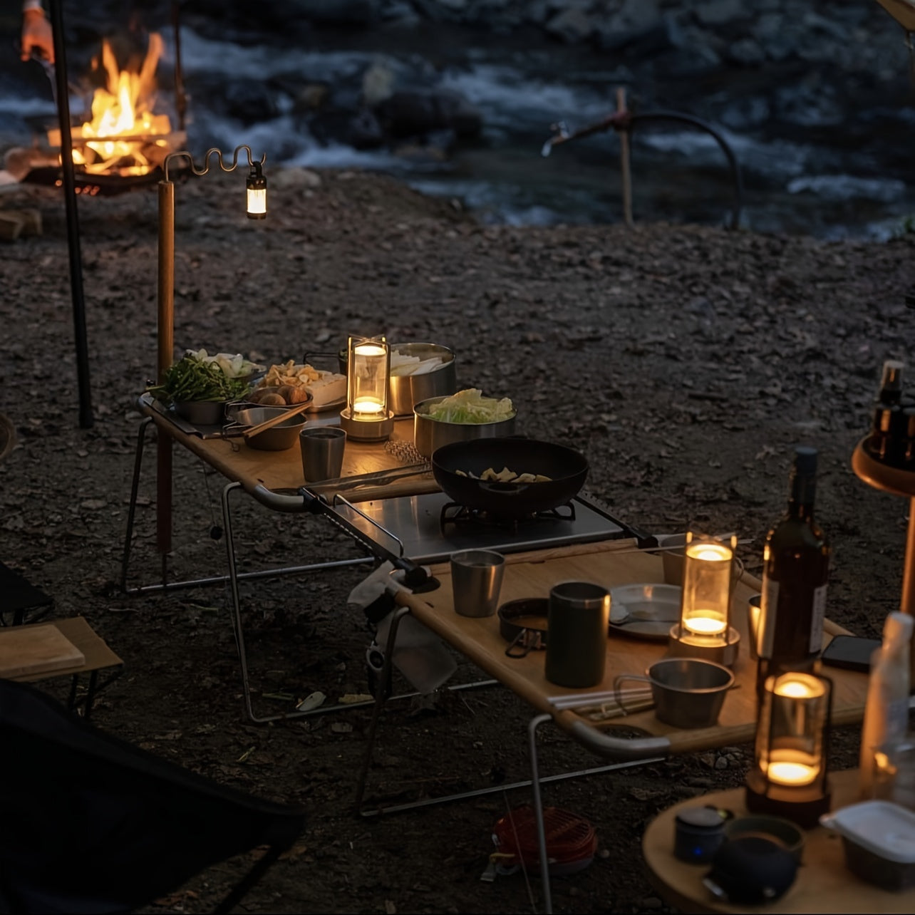 Fenna LED-bordslampa i japansk stil – Uppladdningsbar, Modern atmosfärbelysning