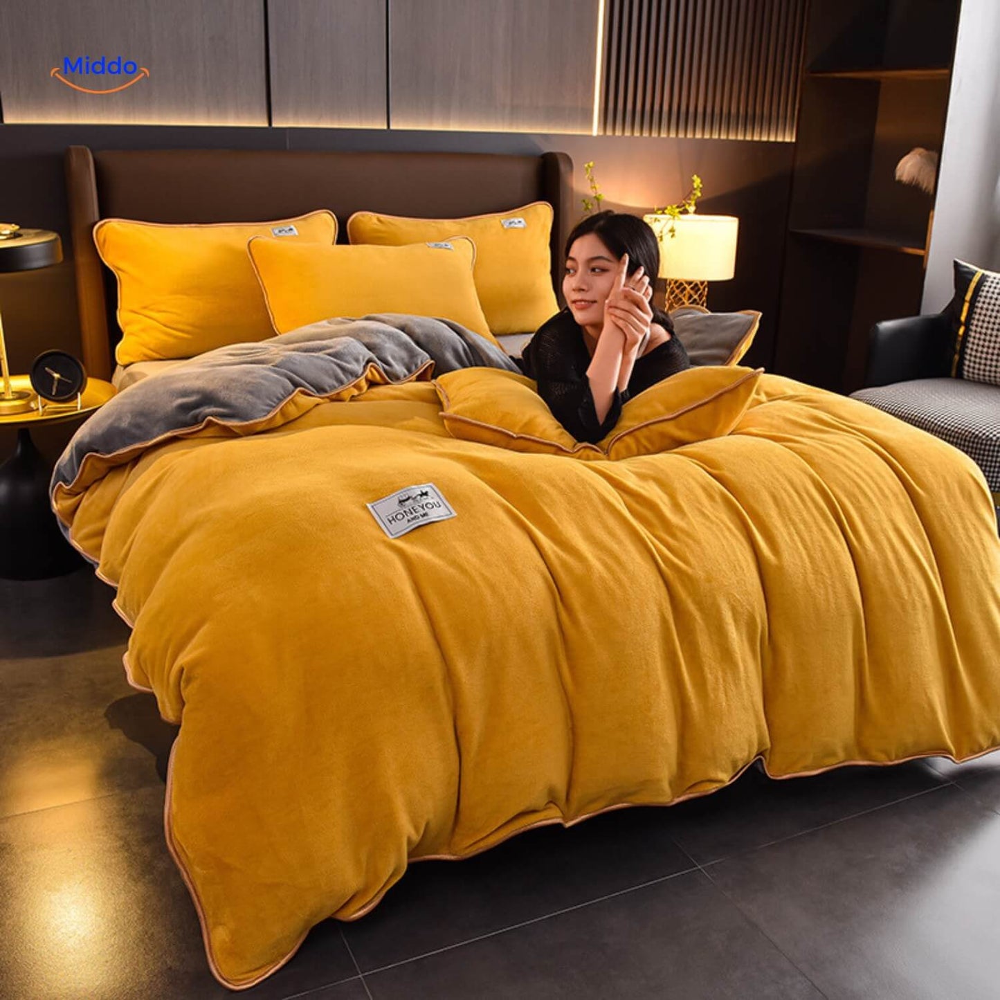 Carvallo - Samt-Plush-Duvet Cover