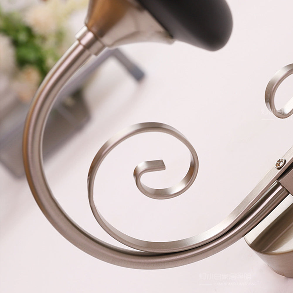 Fransk Retro Glas 1-Ljus Vägglampa