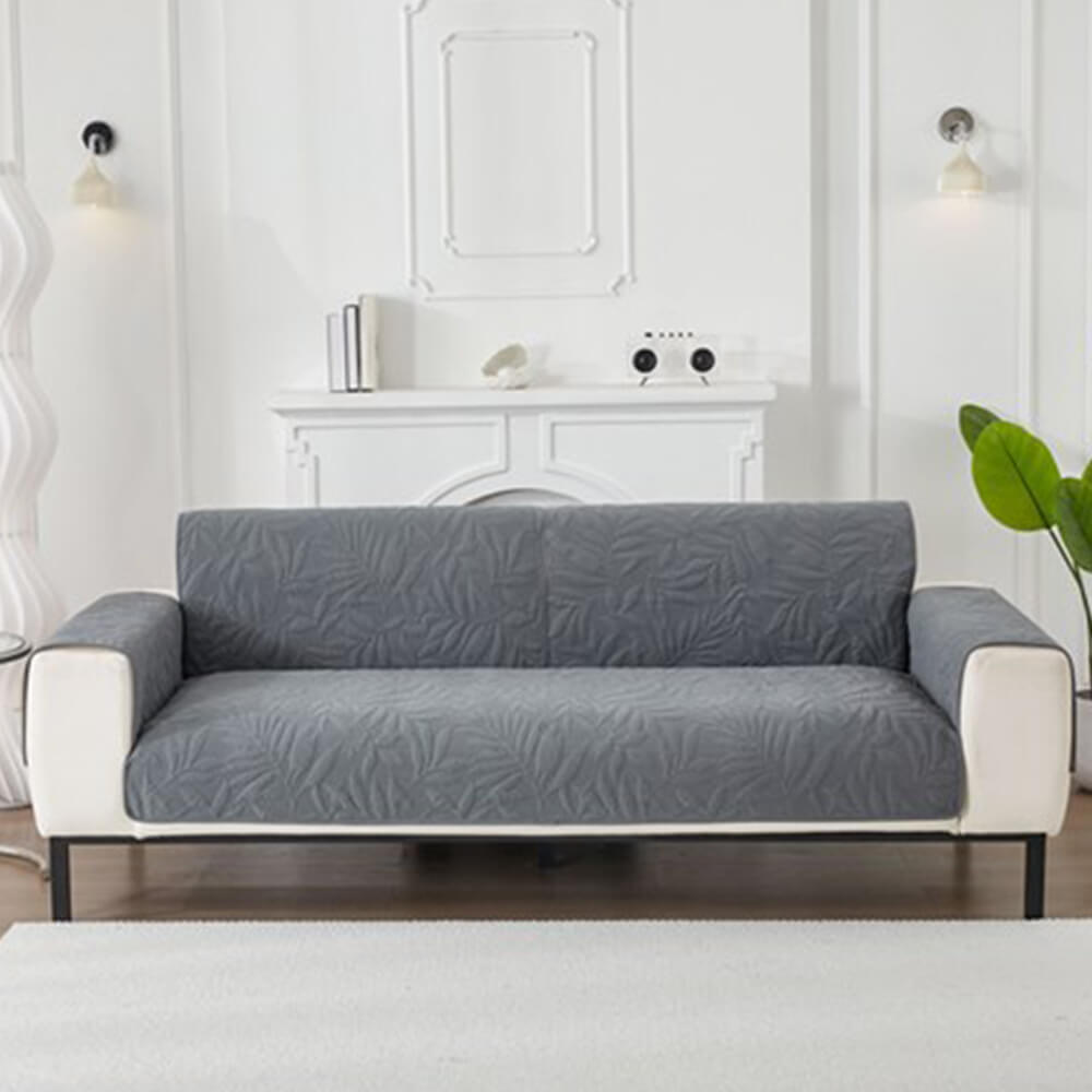 Bladmönster Ultra-mjuk Vattentålig Halkfri Sofföverdrag
