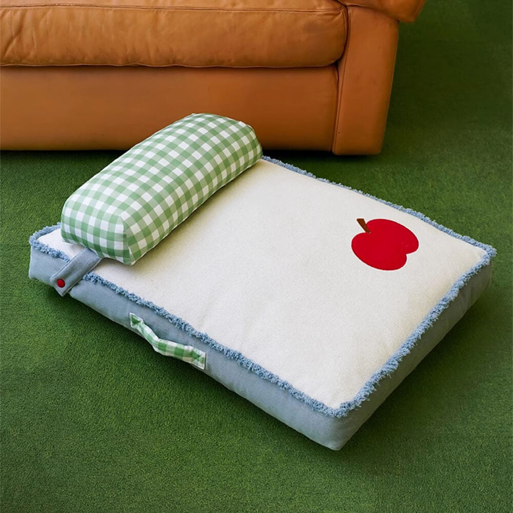 Stilren Hållbar Denim Husdjursmatta Bekväm Lätt Underhåll