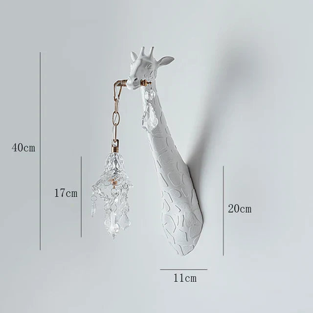 GiraLume – Kreativ giraf vägglampa för en lekfull inredning