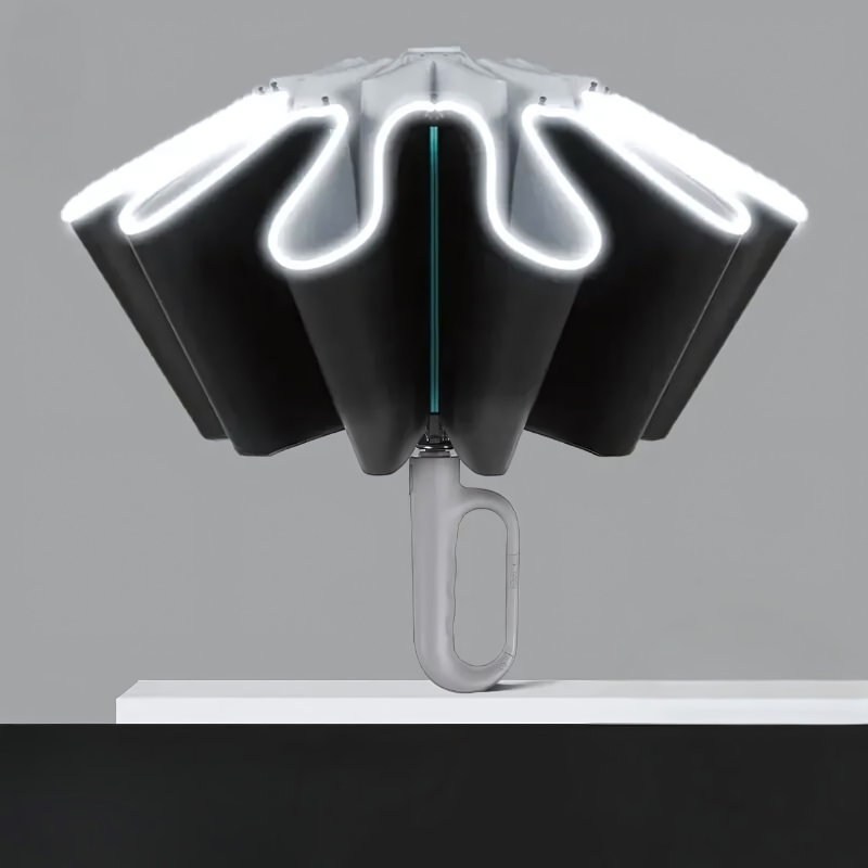 Rayvia Automatisk Paraply med Snabb Kroksdesign