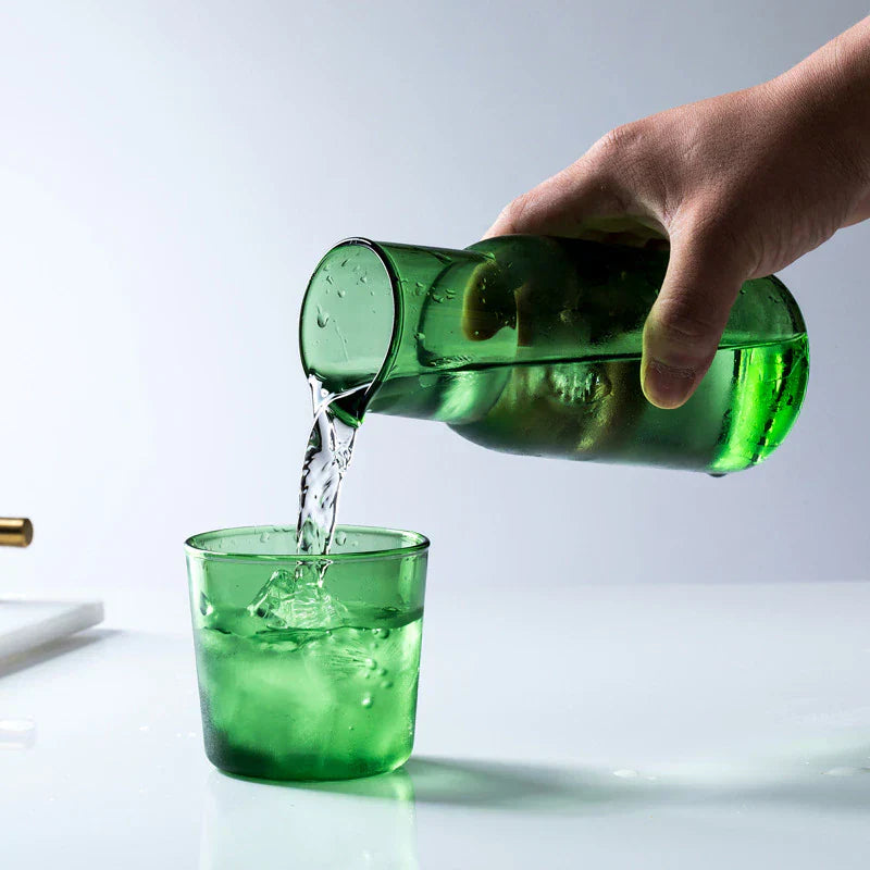 Glas Kanna & Tumblers Set – 500ml Borosilikat Vattenset