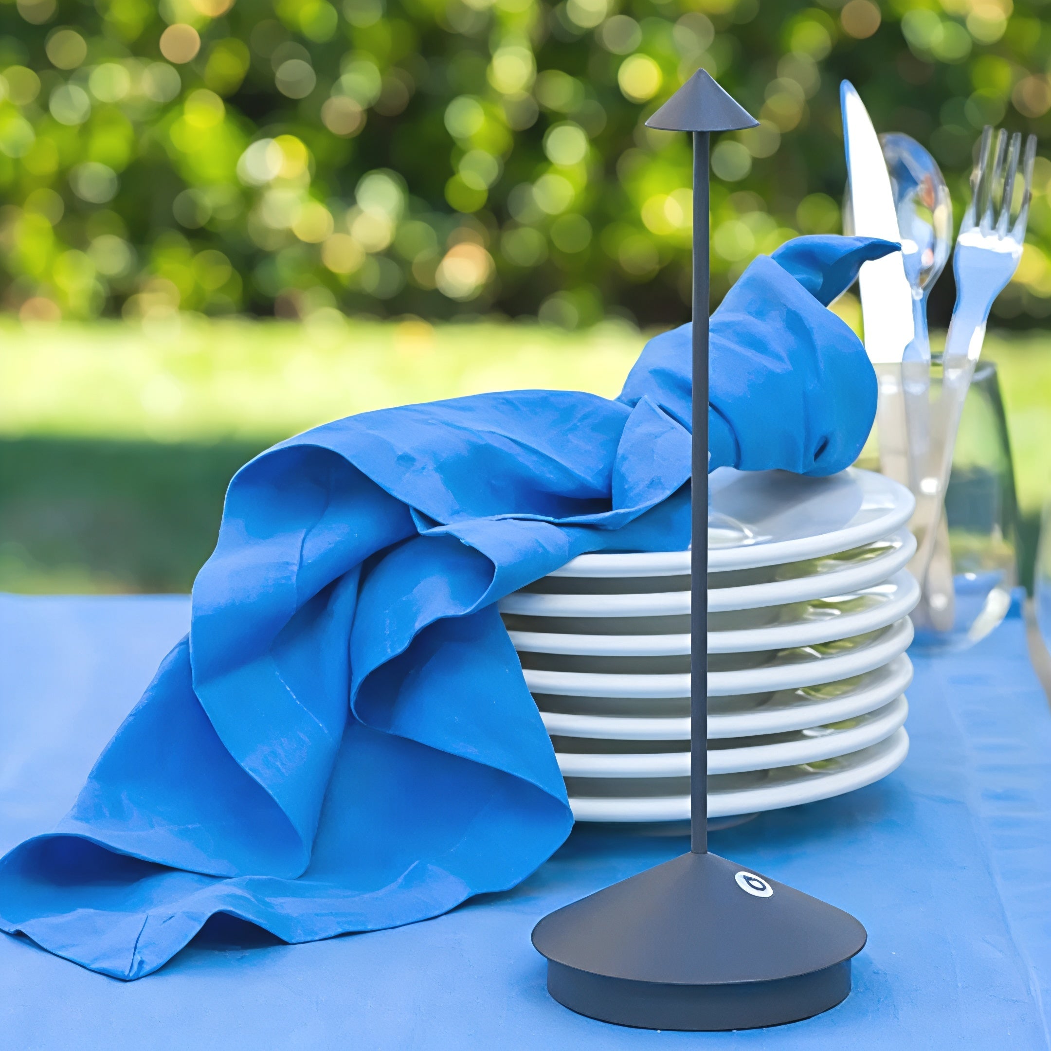 Bordslampa Trådlös LED Uppladdningsbar Aluminiumljus