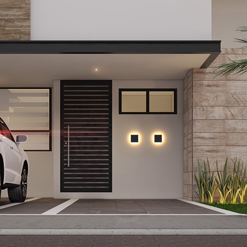 Andre - Utomhus LED Modern Vägglampa IP65 Vattentålig