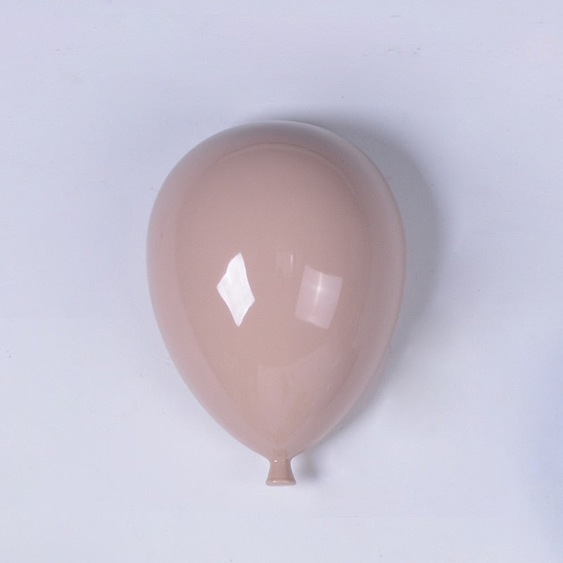 Keramisk Ballong Väggdekoration för Drömsk Hem Elegans