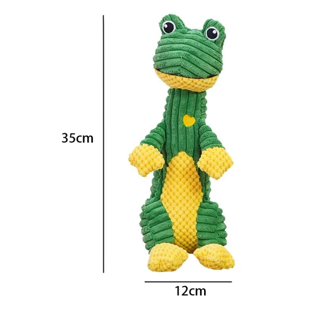 Furora Indestructible Plush Hundleksak – Mjuk & Hållbar Tuggleksak för Aggressiva Tuggare