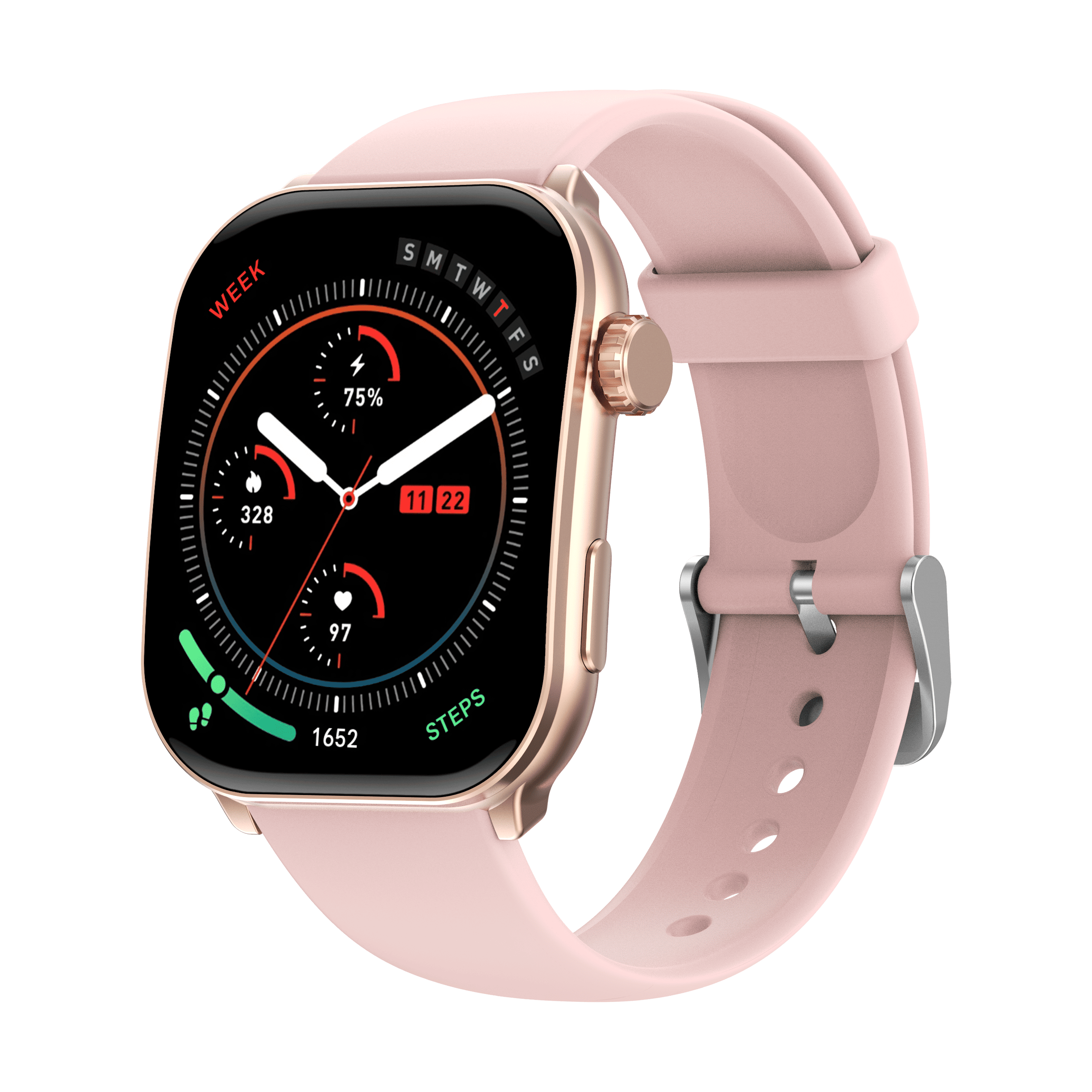 Smartwatch Fitness Tracker med Hälsövervakning