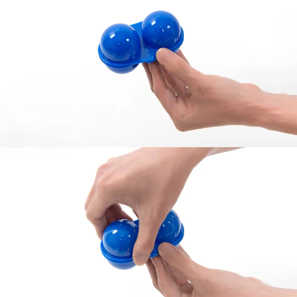 Carvallo Camping Äggbox i hårdplast | Stötsäker förvaringsbox för 2 ägg | Kompakt & Hygienisk | För utomhus, picknick & resor