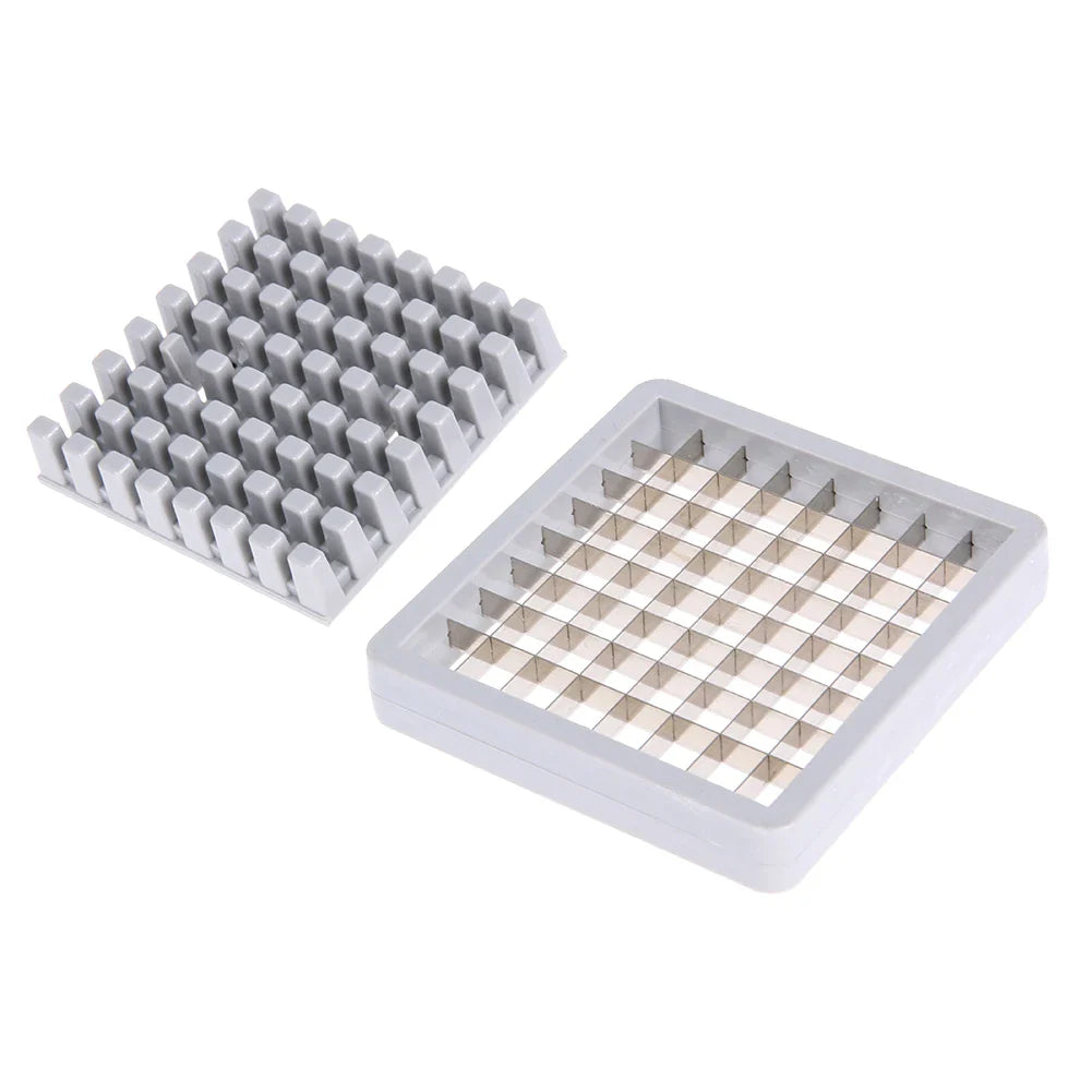 Royallure rostfritt stål grönsakshackare tärnare med två utbytbara blad – Lätt att rengöra & Hållbar