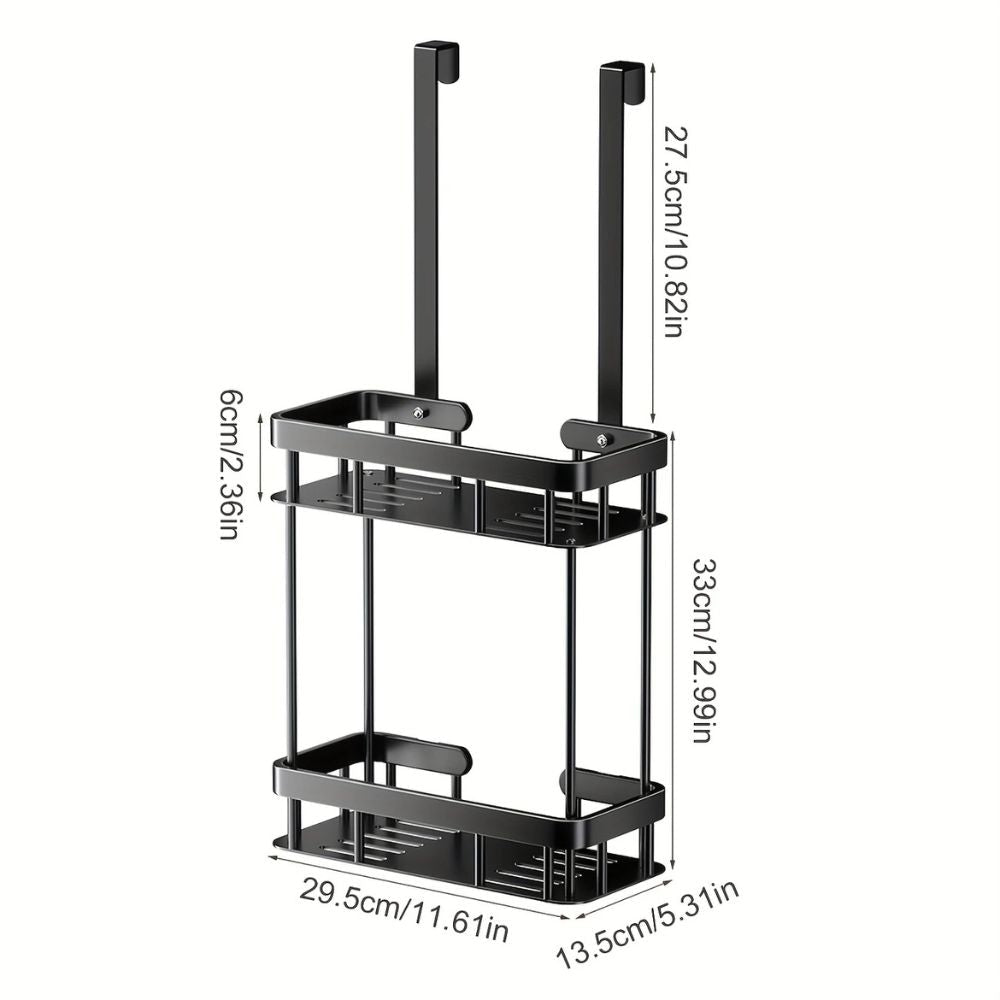 Rostfritt Stål Badrum Hängande Caddy Rack