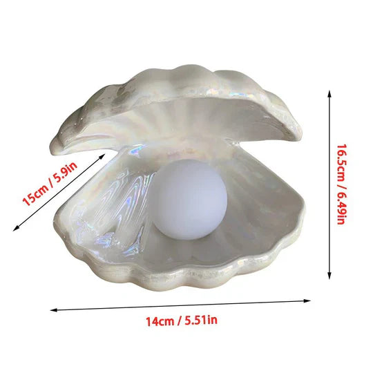 ShellGlow - Förtrollande keramiklampa för nattstämning