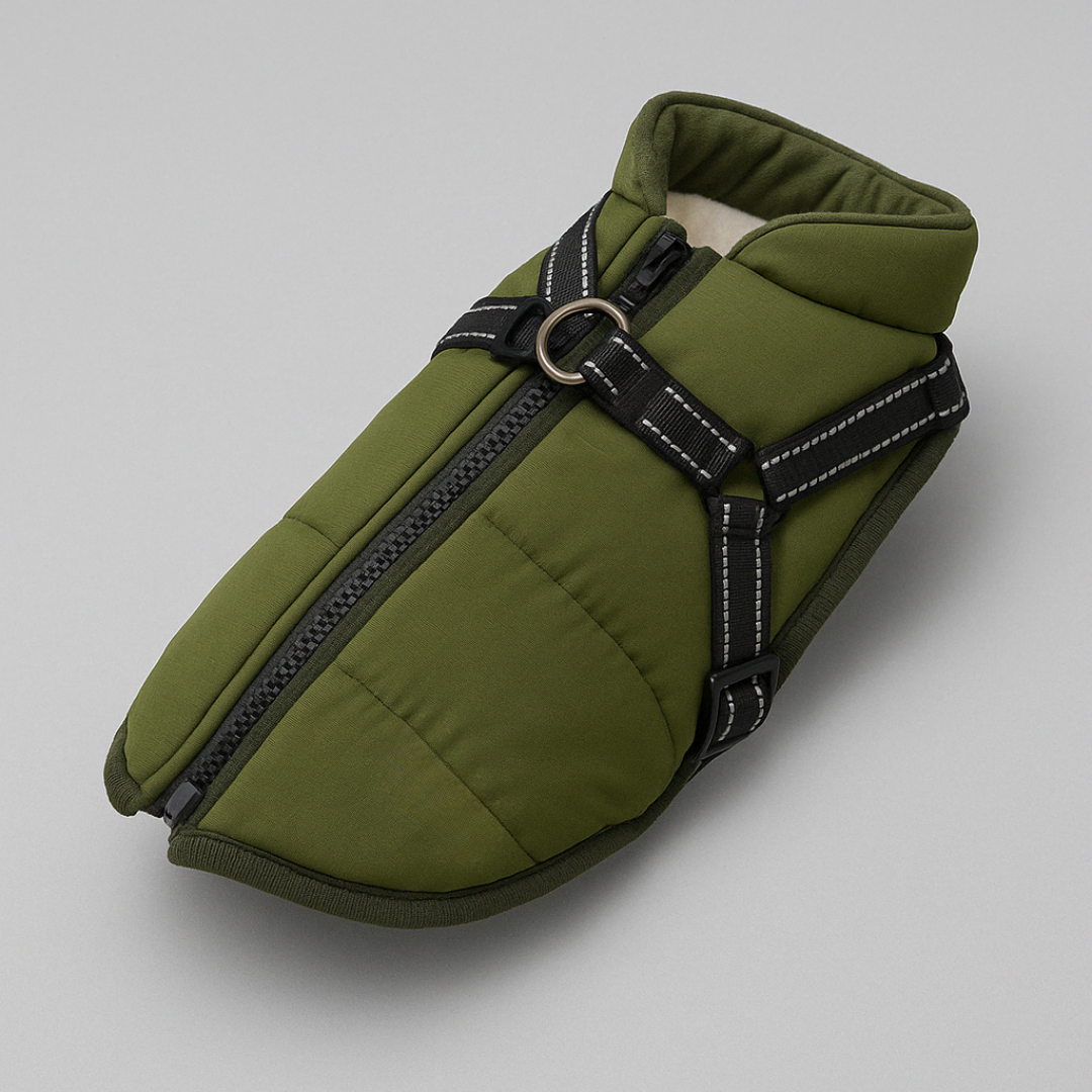 Hundjacka Vattentät Fleecejacka med Selen