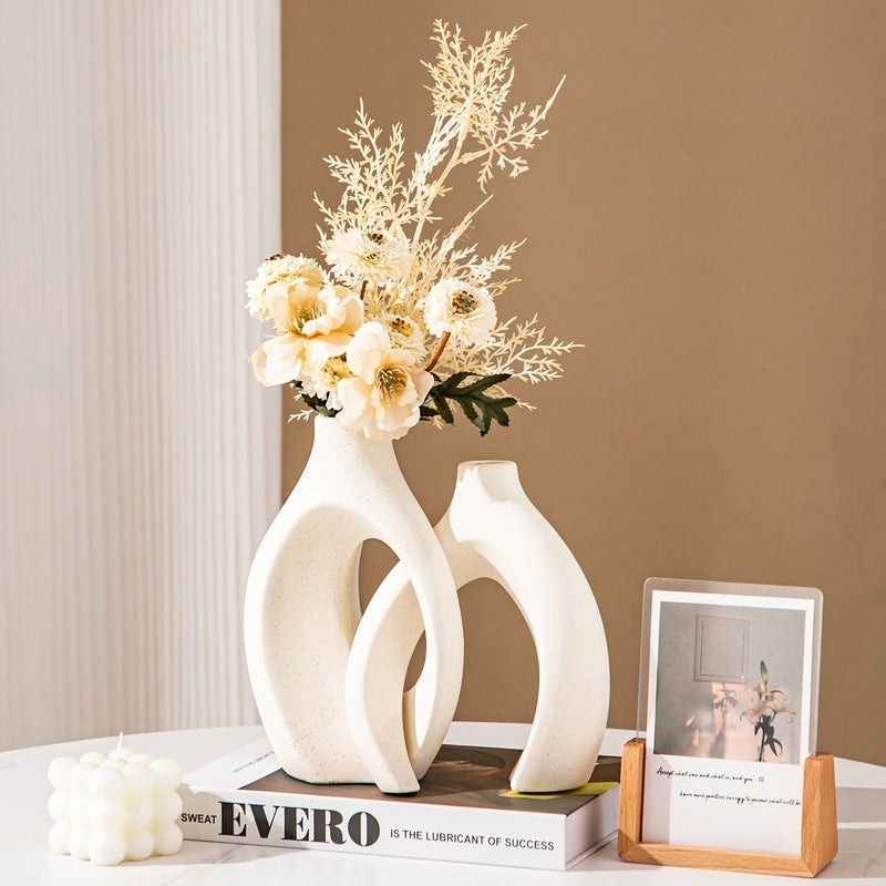 Carvallo – Luksuriösa Geometriska Vaser Set för Moderna Blomsterarrangemang