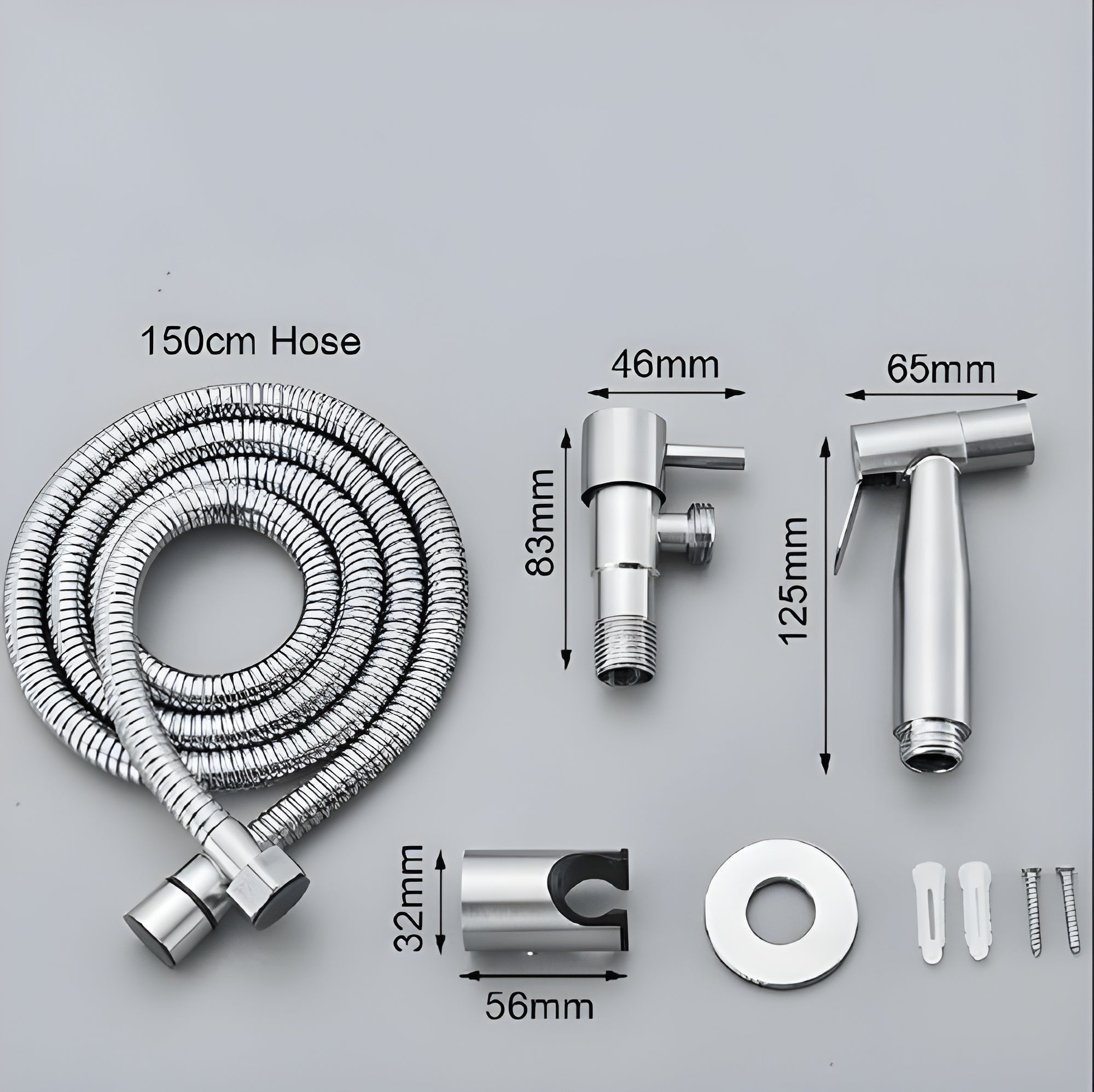 Bidet Handdusch i rostfritt stål – Mjuk och hygienisk rengöring