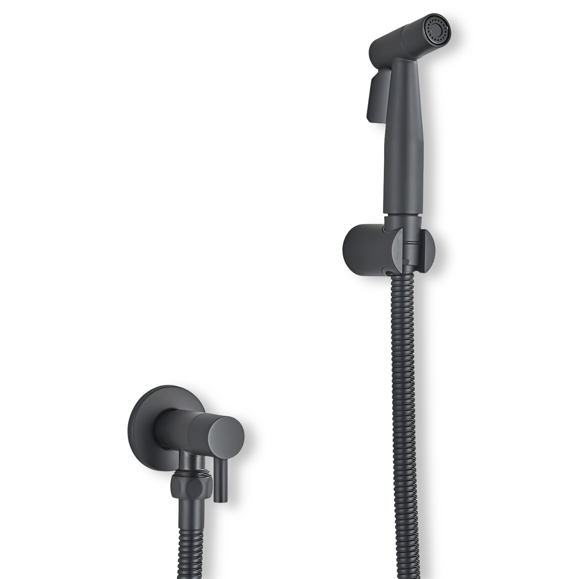 AquaGleam | Rostfri bidet-sprayhuvud med väggmontering – Hygienisk & Hållbar