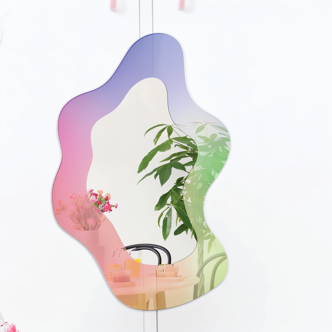 ReflectaForm – Geometrisk spegel med modern layout och konstnärliga vinklar