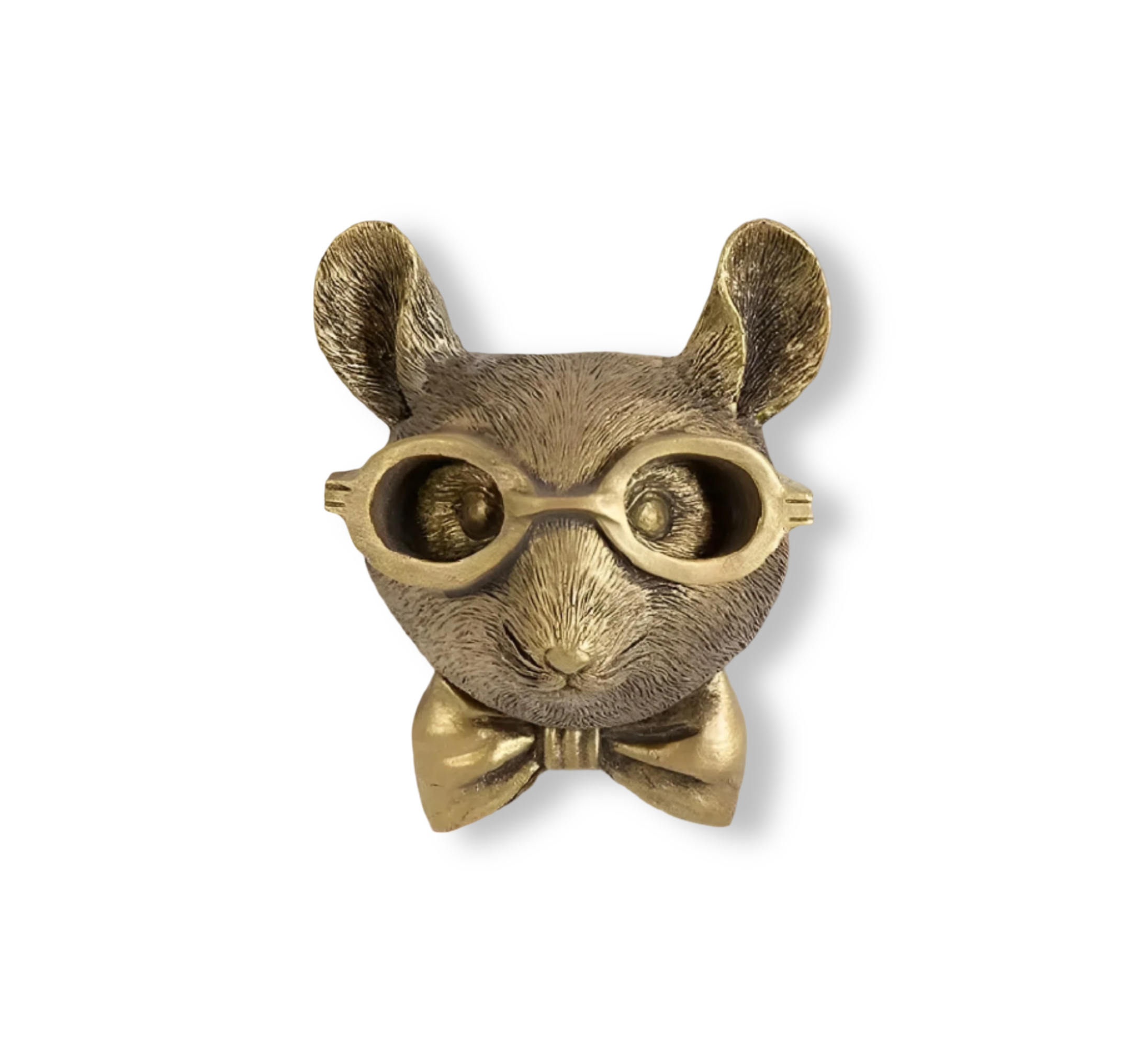 Golden Head | Multifunktionell Väggkrok – Dekorativ Väggförvaring