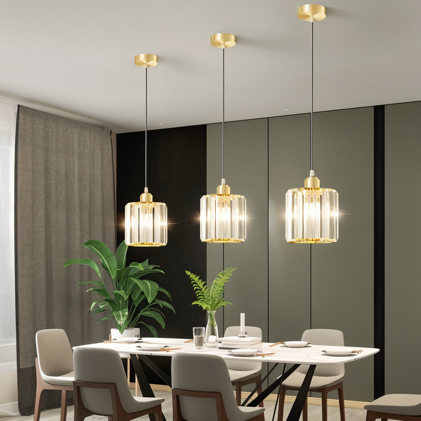 Aegis – Elegant LED Pendellampa för matsal, vardagsrum & hall
