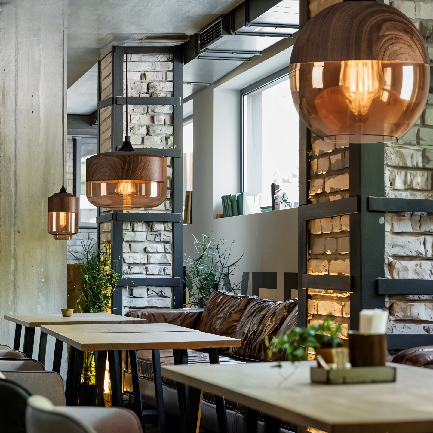 Nordic Gleam – Modern Retro Glas Hänglampa i Loftstil